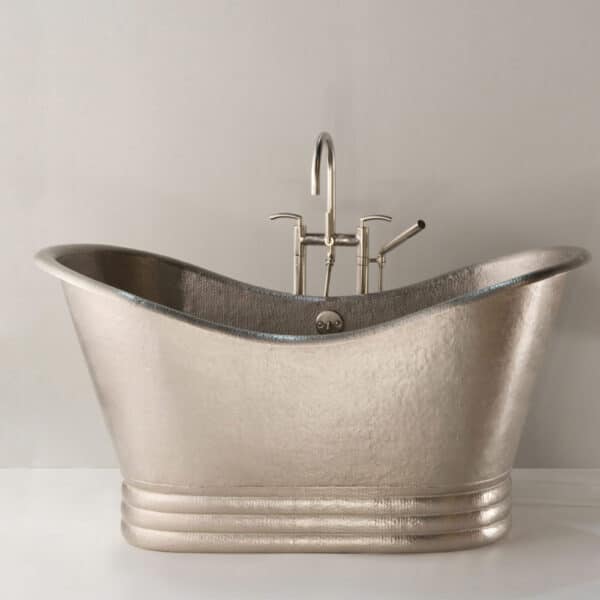 Native Trails 72-Inch Aurora Hand Hammered Bathtub