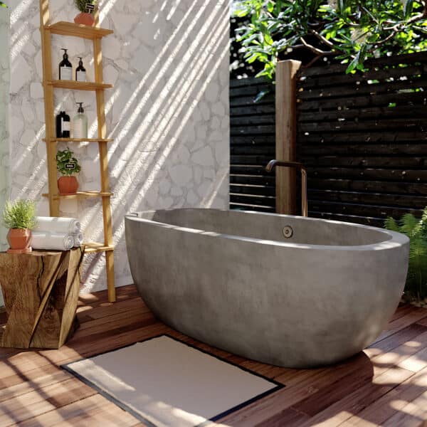 Native Trails 72-Inch Avalon Nativestone Freestanding Soaking Tub