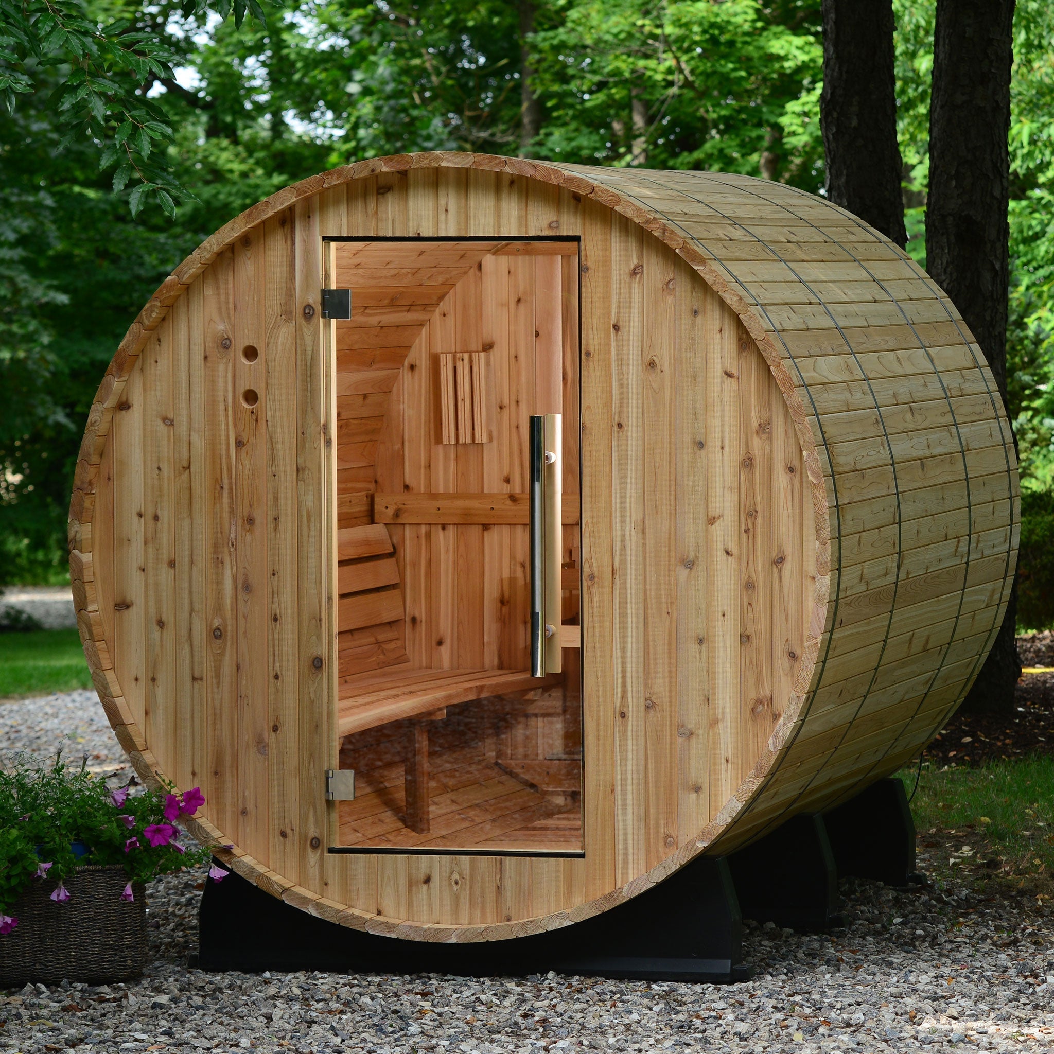 Almost Heaven Princeton 6 Person Barrel Sauna