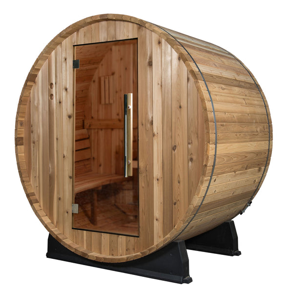 Almost Heaven Watoga 2-4 Person Barrel Sauna