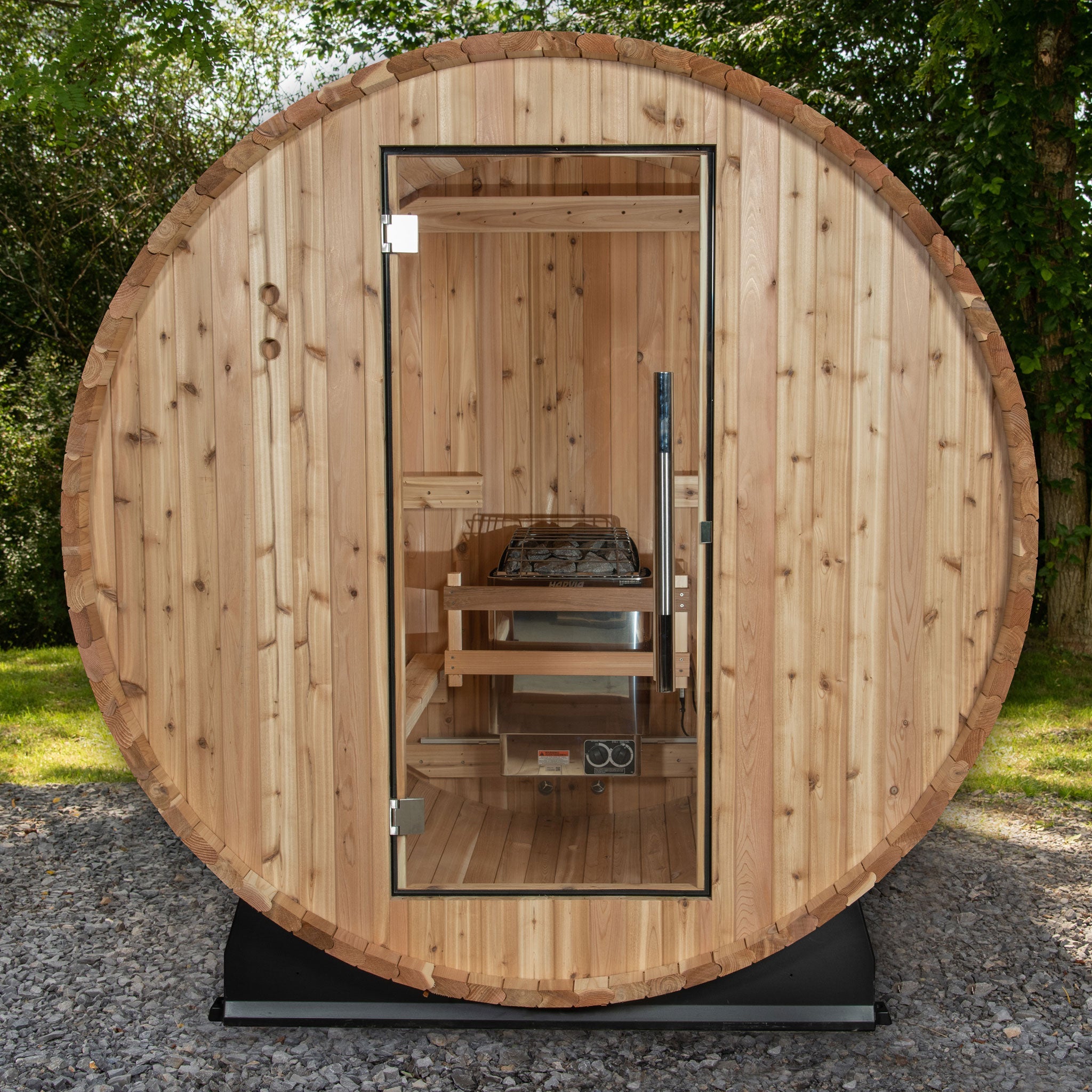 Almost Heaven Watoga 2-4 Person Barrel Sauna