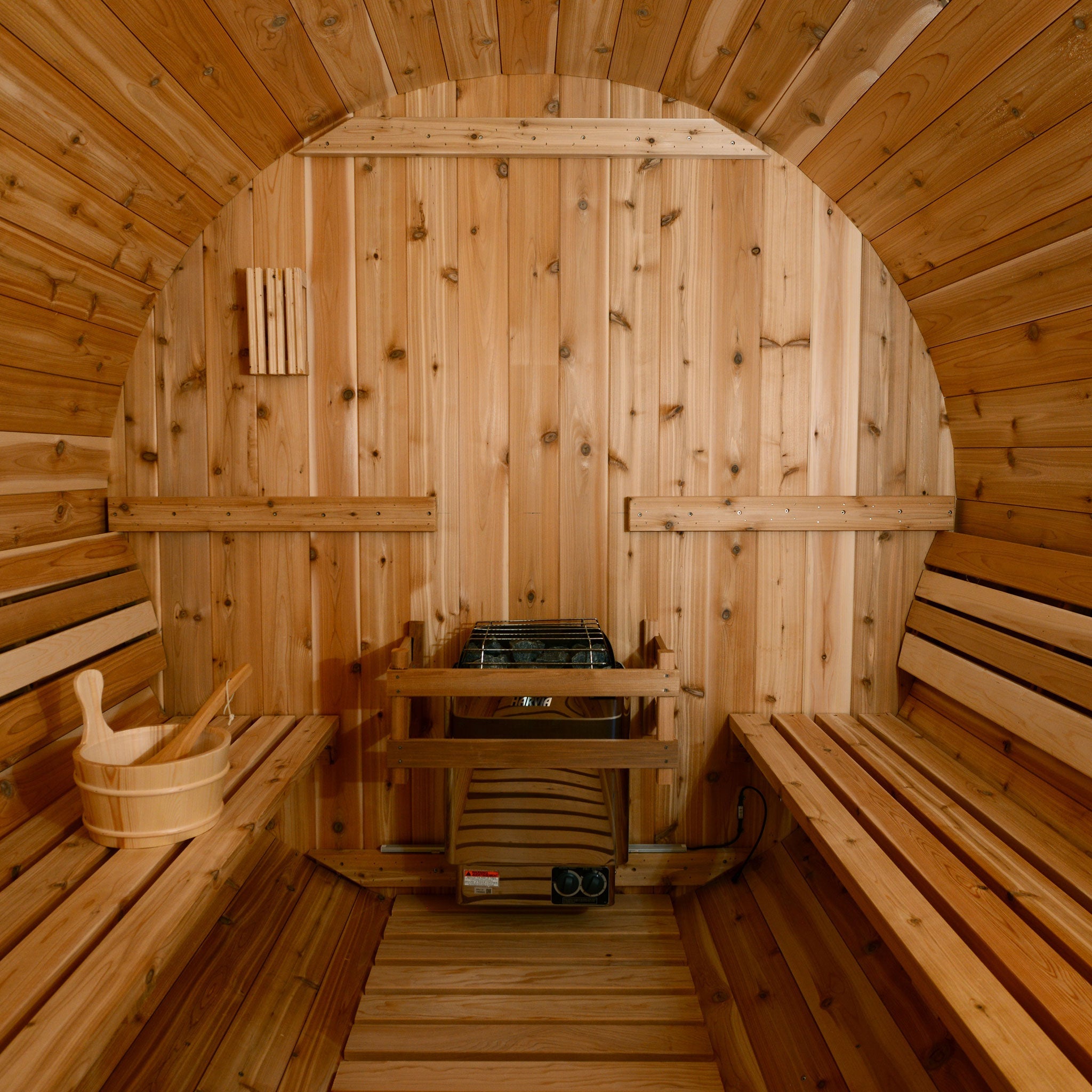 Almost Heaven Lewisburg 6-8 Person Barrel Sauna