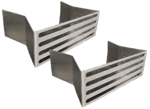 Warming Trends VENTVL Fire Pit Vent Kit Parts, (2) 9.75 x 3-Inch Vents, 18-Inch per vent