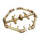 Warming Trends Crossfire CFBO Octagonal Brass Gas Fire Pit Burner