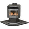 ComfortBilt Mill Black Corner Hearth Pad