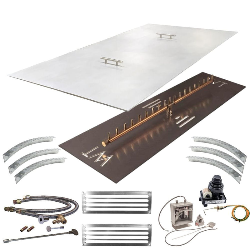 Ultimate Crossfire Bundle: Warming Trends Crossfire CFBL Linear Brass Burner Bundle