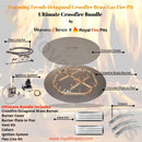 Ultimate Crossfire Bundle: Warming Trends Crossfire CFBO Octagonal Brass Burner Bundle