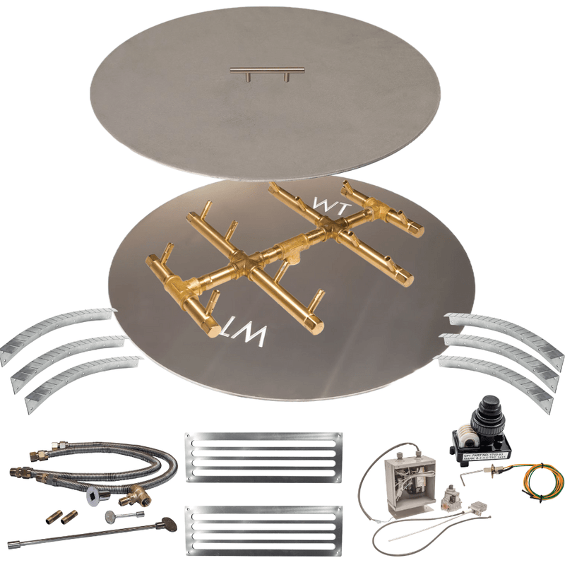 Ultimate Crossfire Bundle: Warming Trends Crossfire CFBCT Circular Tree-Style Brass Burner Bundle