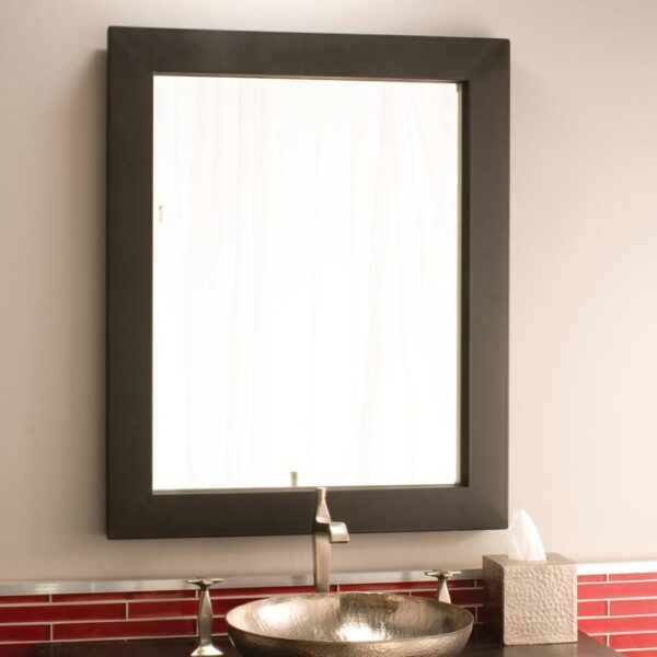 Native Trails Cuzco Rectangular Metal Wall Mirror - Black