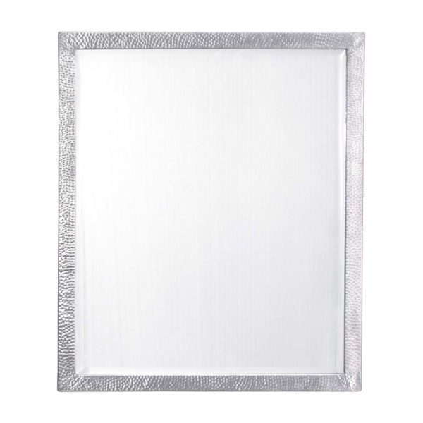 Native Trails Divinity Rectangle Large Framed Wall Mirror - Aluminum