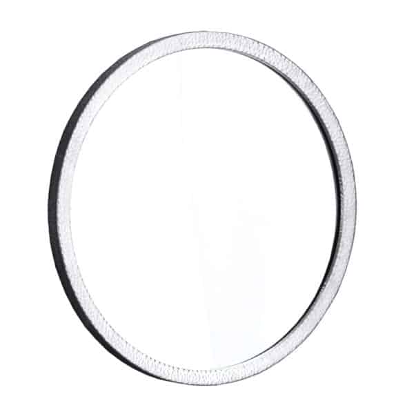 Native Trails Divinity Round Hammered Wall Mirror - Aluminum