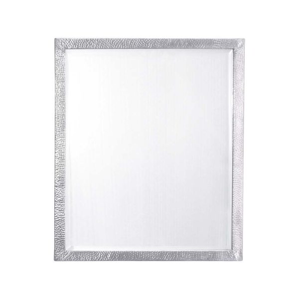 Native Trails Divinity Rectangle Small Framed Wall Mirror - Aluminum