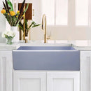 Nantucket Vineyard 30" Fireclay Farmhouse Sink, Light Blue, FCFS3020S-ShabbySugar