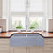 Nantucket Vineyard 33" Fireclay Farmhouse Sink, Double Bowl, Light Blue, FCFS3318D-ShabbySugar