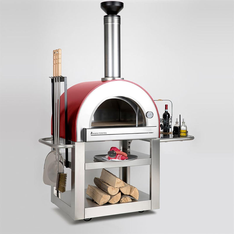 Forno Venetzia Pronto 500 Wood Fired Oven - Red FVP500R