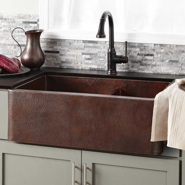 Native Trails 33-Inch Farmhouse Duet Apront Front Kitchen Sink