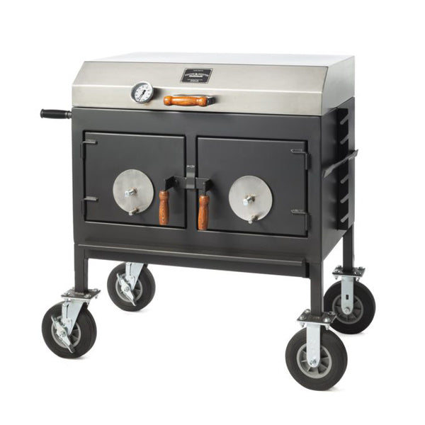 Pitts and Spitts Flattop Adjustable Charcoal Grill