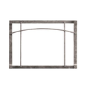 Empire Arch Distressed Pewter Forged Iron Inset DFF50RPD