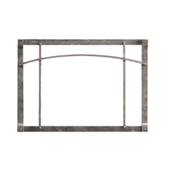 Empire Arch Distressed Pewter Forged Iron Inset DFF50RPD