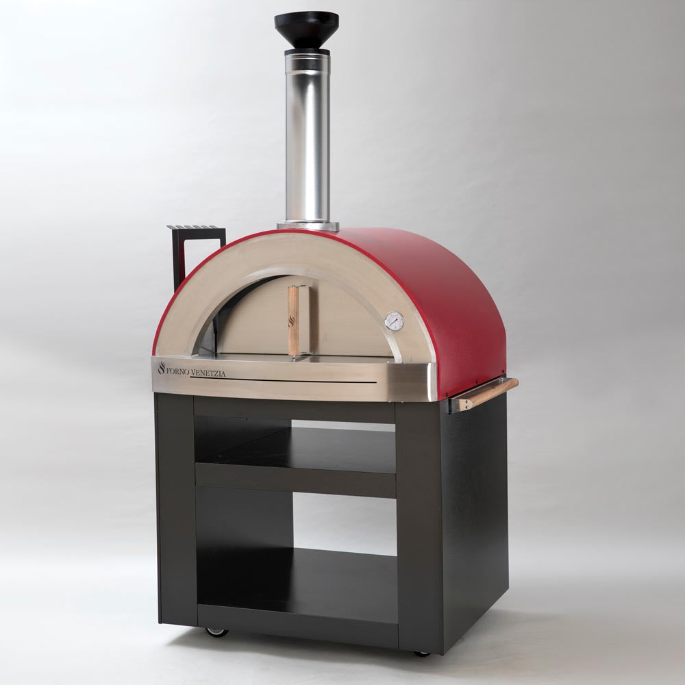 Forno Venetzia Torino 300 Wood Fired Pizza Oven, Red - FVTOR300R