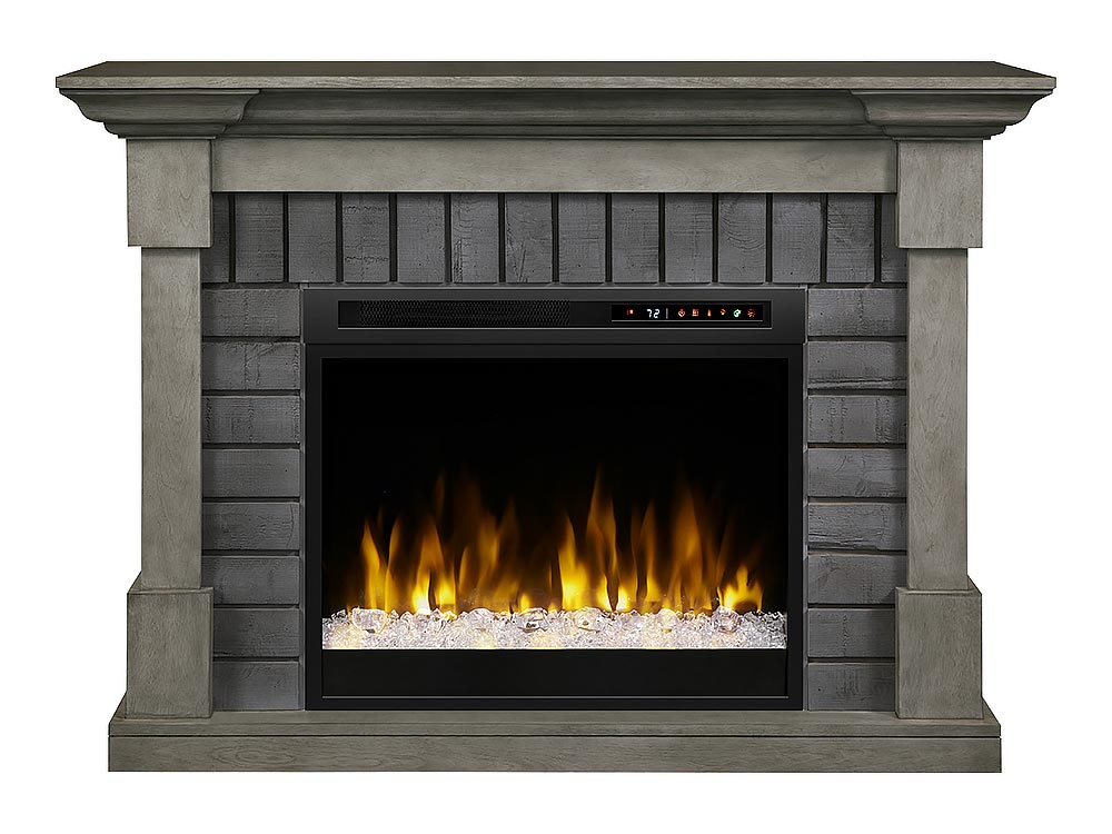 Dimplex Royce Electric Fireplace Mantel With Glass Ember Bed - GDS28G8-1924SK