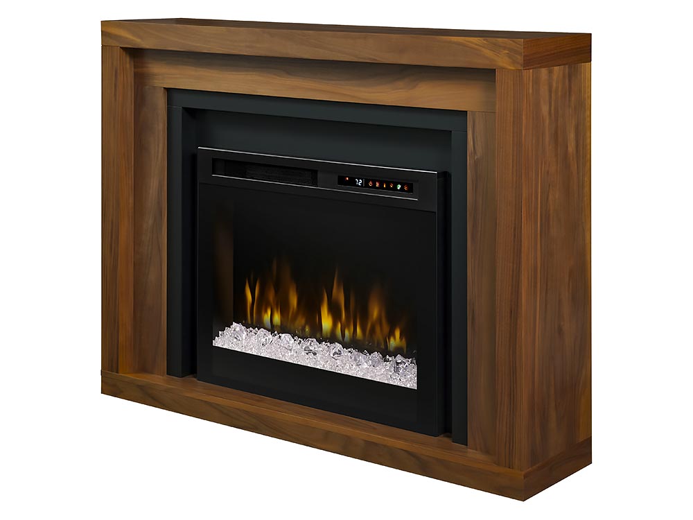 Dimplex Anthony Electric Fireplace Mantel With Glass - GDS28G8-1942WL