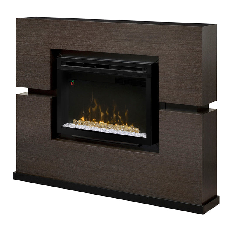 Dimplex Linwood Mantel Electric Fireplace With Acrylic Ember Bed