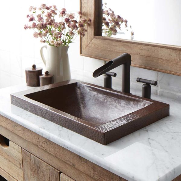 Native Trails Hana Hand Hammered Bathroom Sink