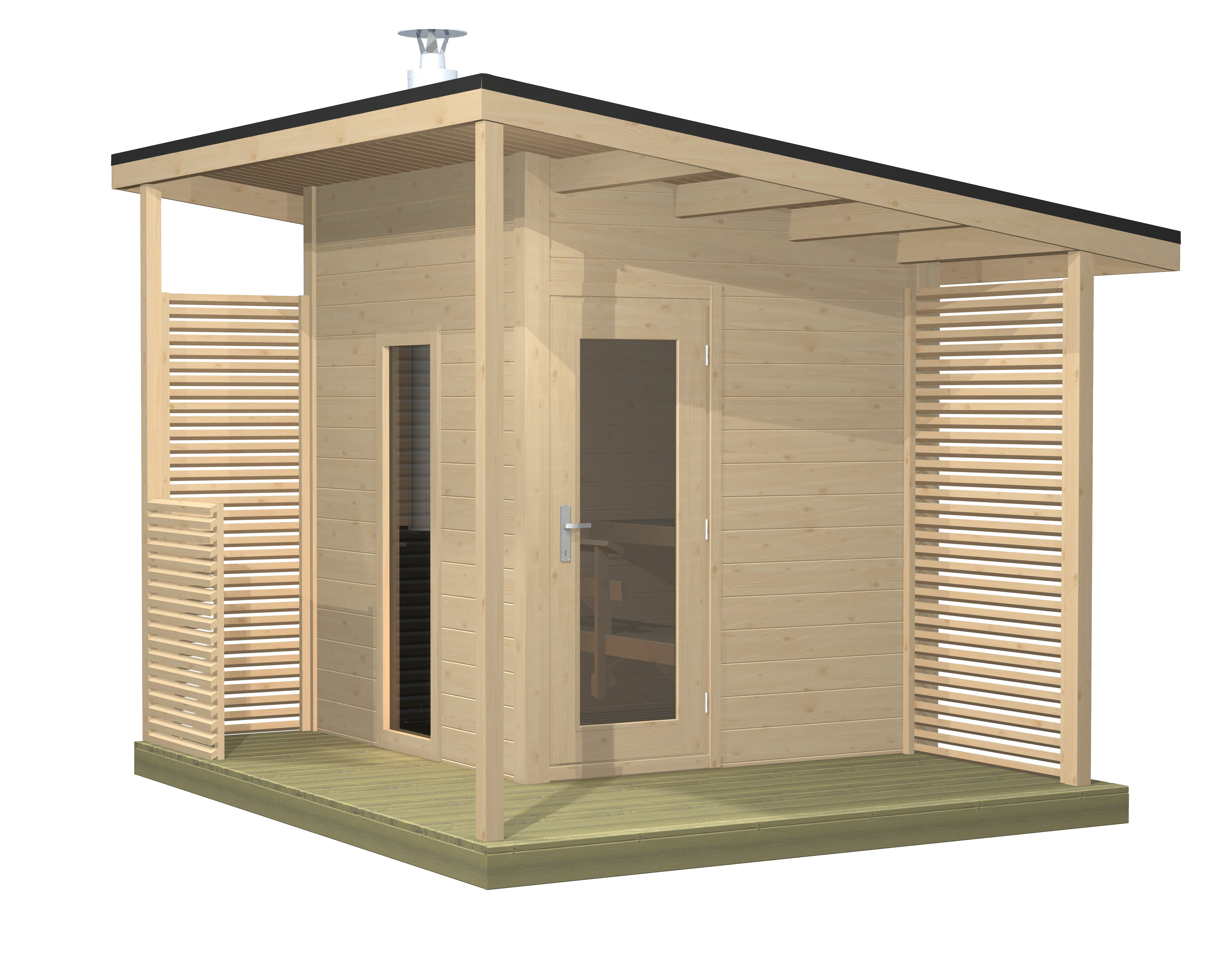 Almost Heaven Solide Compact 4-6 Person Cabin Sauna