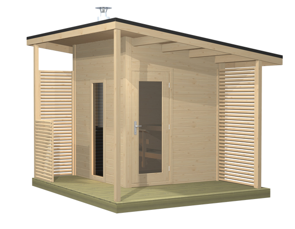 Almost Heaven Solide Compact 4-6 Person Cabin Sauna