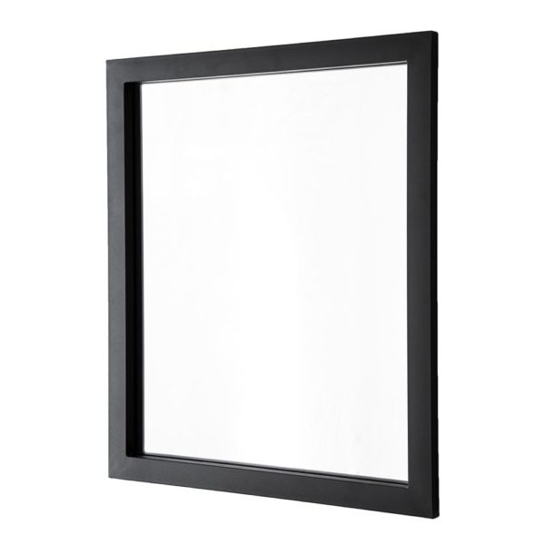 Native Trails Havana Rectangular Metal Wall Mirror - Black