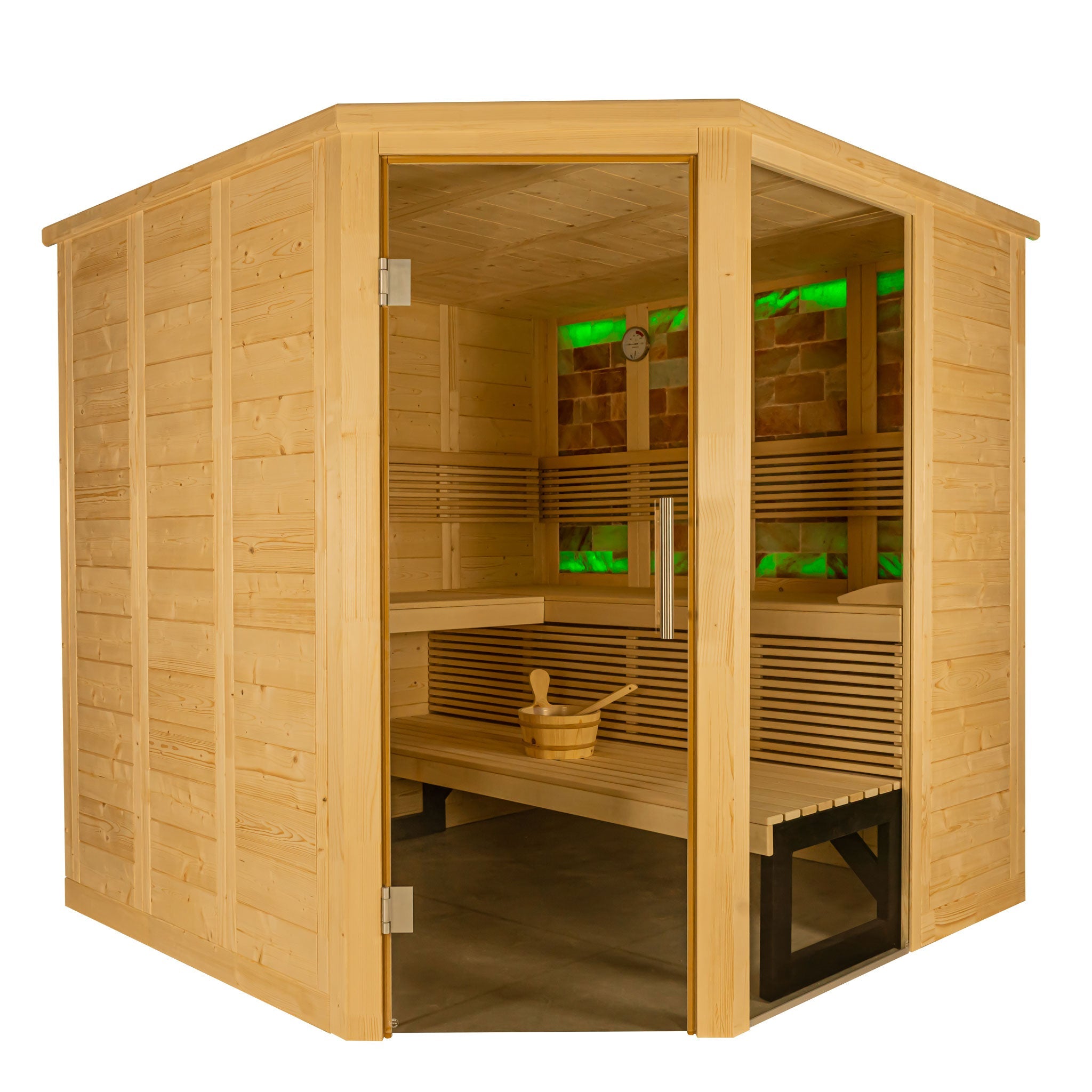 Almost Heaven Himalaya Corner 6 Person Indoor Sauna