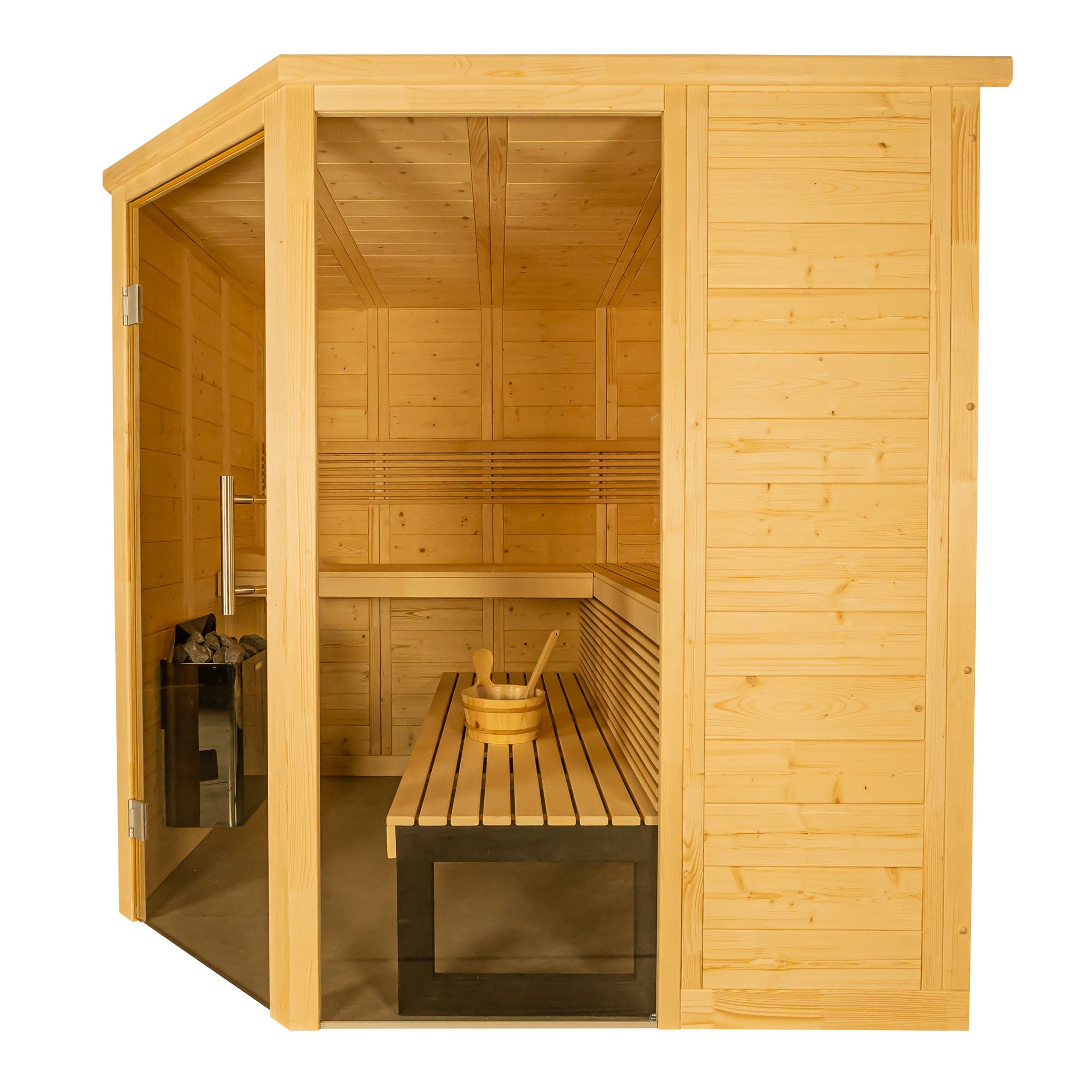 Almost Heaven Himalaya Corner 6 Person Indoor Sauna