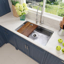 Nantucket Brightwork Home 32" Undermount Stainless Steel Kitchen Sink, 16 Gauge, KSSH-PS-3220