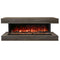 Modern Flames Driftwood Grey Finish LPM-4416 Premium Wall Mounted Cabinet | WMC-44LPM-DW