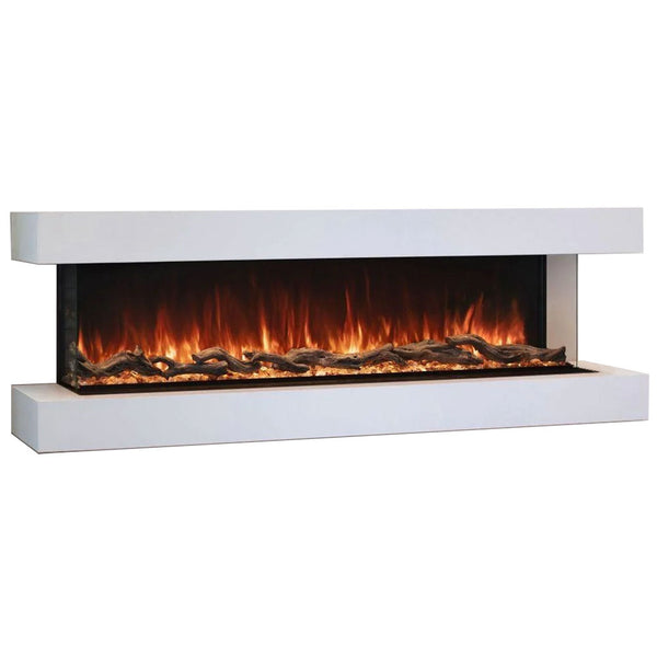 Modern Flames White Ready to Finish LPM-4416 Premium Wall Mounted Cabinet | WMC-44LPM-RTF