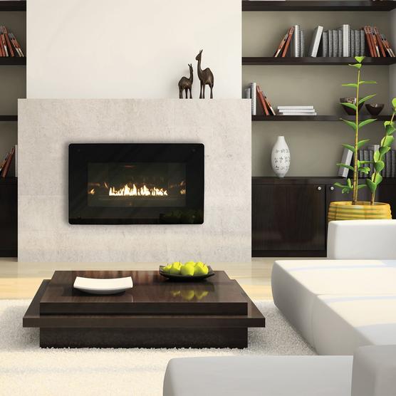 Empire Loft Vent Free Large Linear Gas Fireplace VFL28IN