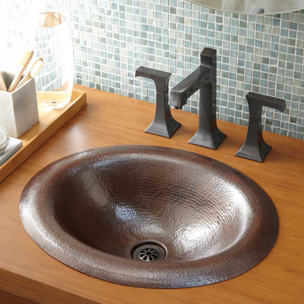 Native Trails Maestro Lotus Hammered Bathroom Sink