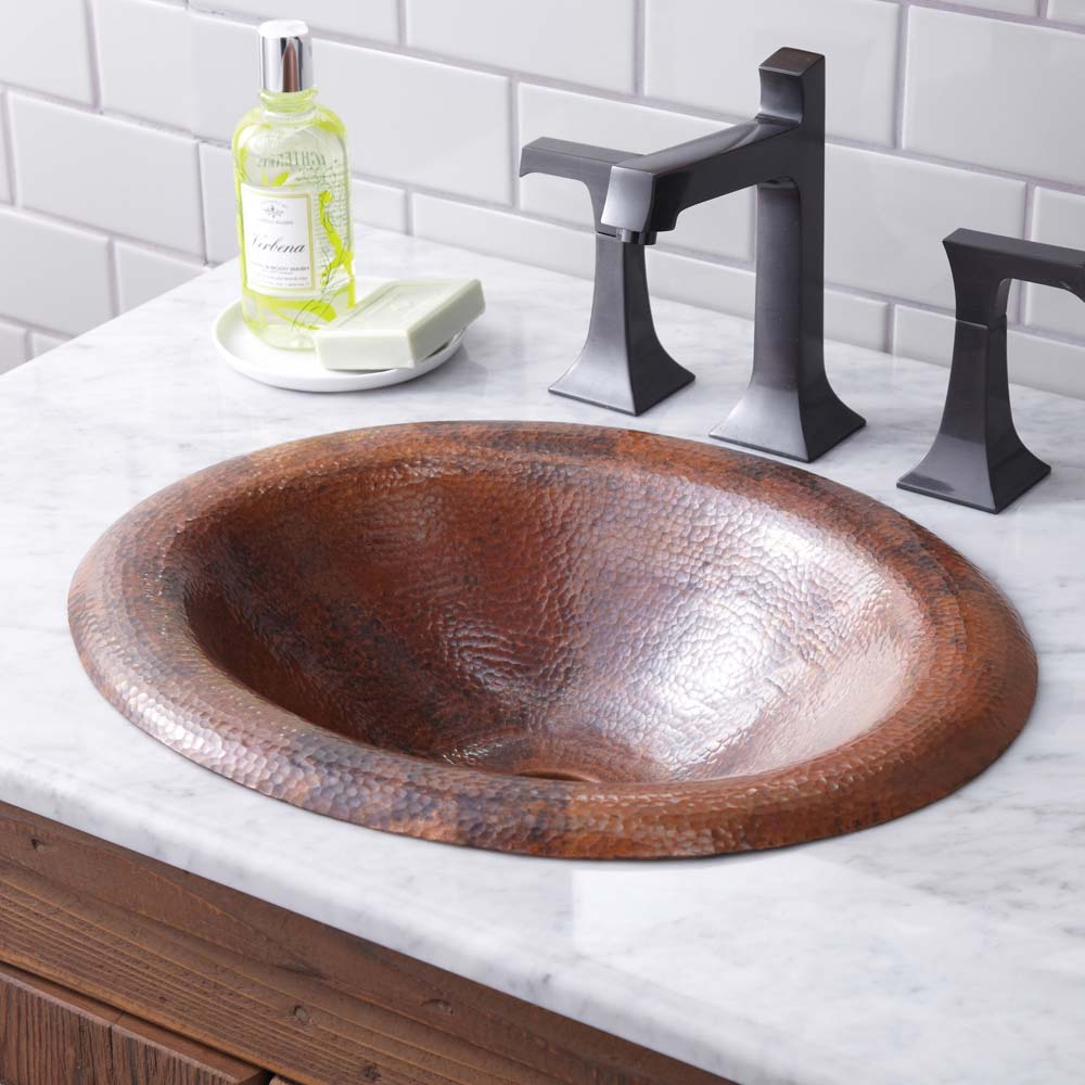 Native Trails Maestro Lotus Hammered Bathroom Sink