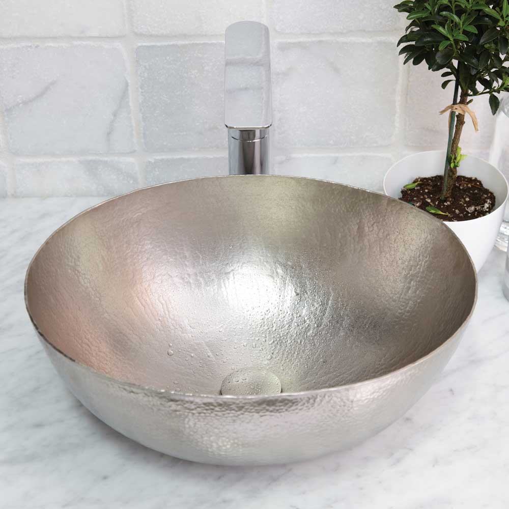 Native Trails Maestro Oval Hammered Vessel Bathroom Sink