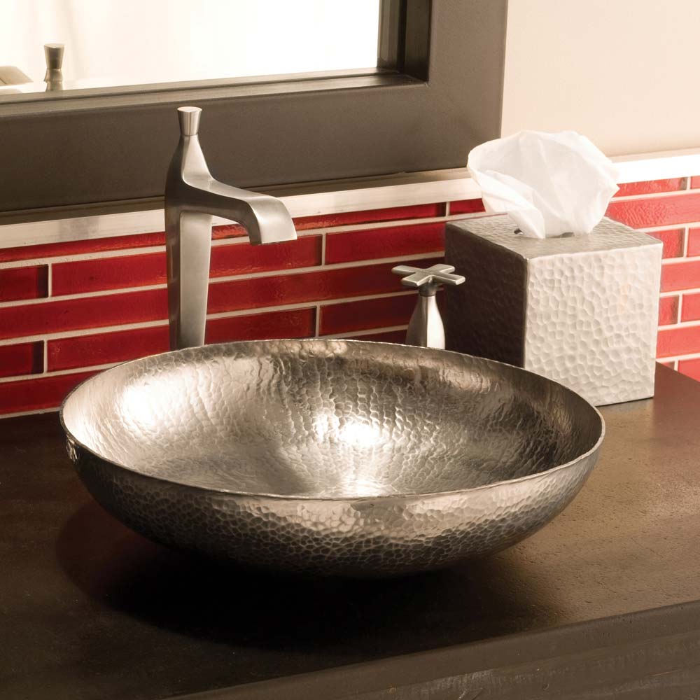 Native Trails Maestro Sonata Petit Hand Hammered Vessel Bathroom Sink