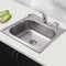 Nantucket Madaket 25" Stainless Steel Kitchen Sink, 18 Gauge, NS2522-8