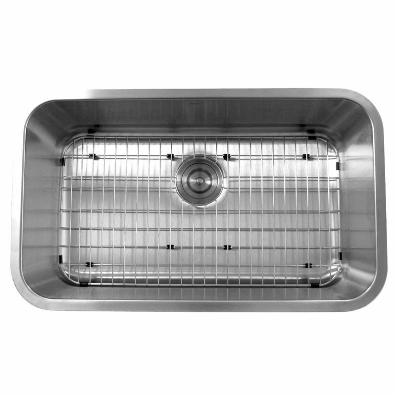 Nantucket Sconset 30" Stainless Steel Kitchen Sink, 16 Gauge, NS3018-9-16