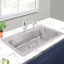 Nantucket Madaket 33" Stainless Steel Kitchen Sink, 18 Gauge, NS3322-8