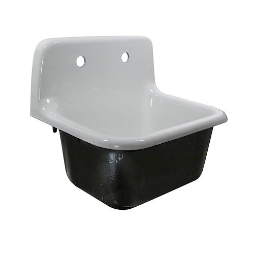 Nantucket 22 inch Cast Iron Wallmount Utility Sink CI-2218WNRG