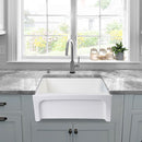 Nantucket 24 Inch Farmhouse Apron Fireclay Sink Chatham-24