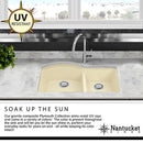 Nantucket 30" Granite Composite Reversible Farmhouse Kitchen Sink with Accessory Pack PR3020-APS-BR