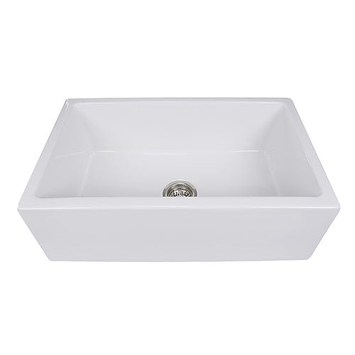 Nantucket 30 Inch Italian Farmhouse Fireclay Sink Chatham-30