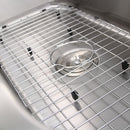 Nantucket 30 Inch Large Rectangle Single Bowl Undermount Stainless Steel Kitchen Sink NS3118-9-16