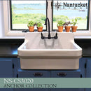 Nantucket 30 inch High Density Ceramic Utility/Laundry/Bar/Kitchen Sink NS-CS3020